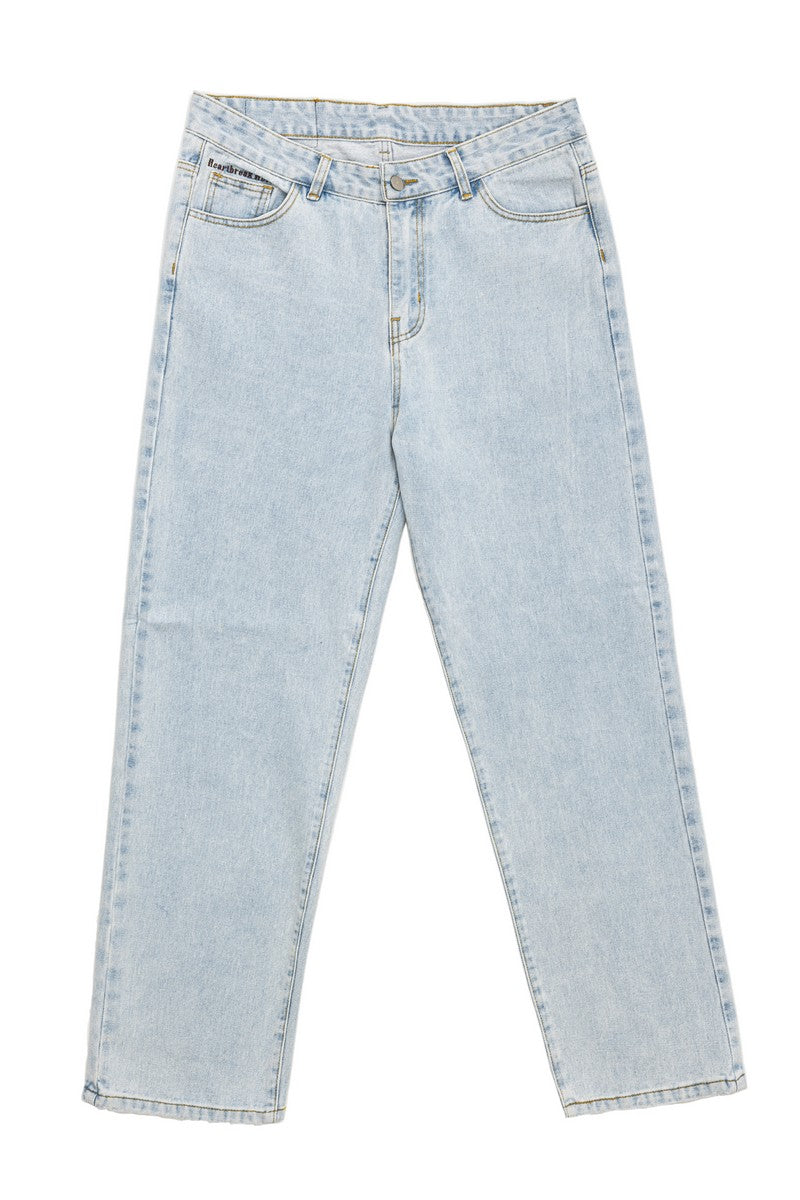 Young Embroidered Flared Denim